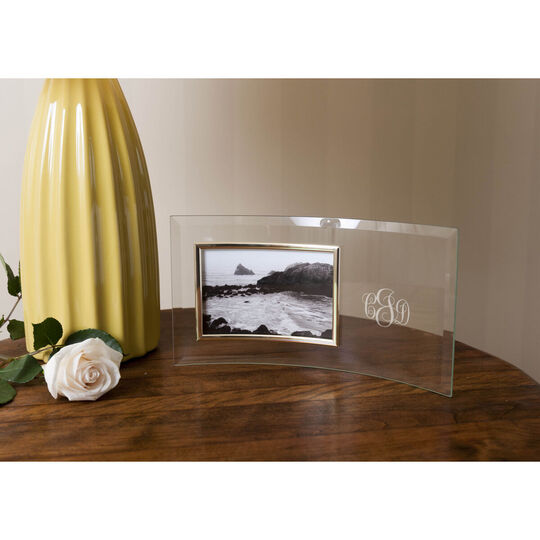 Gold and Glass Picture Frame